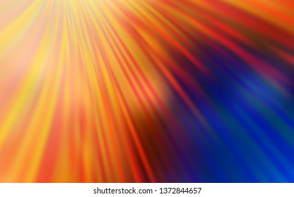 Light Blue, Yellow vector blurred shine abstract background. Shining colored illustration in smart style. Smart design for your work.