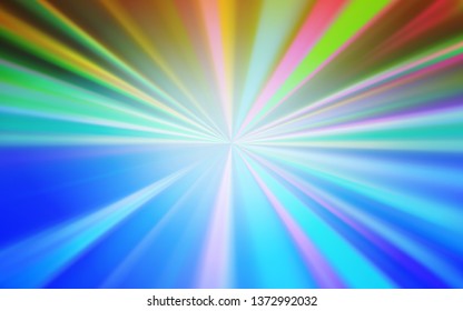 Light Blue, Yellow vector blurred shine abstract texture. A completely new colored illustration in blur style. Elegant background for a brand book.