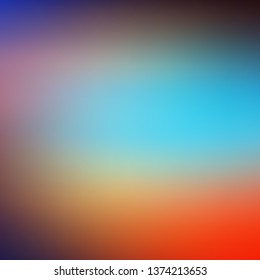 Light Blue, Yellow vector blurred colorful pattern. Colorful illustration in abstract style with gradient. Best design for your business.