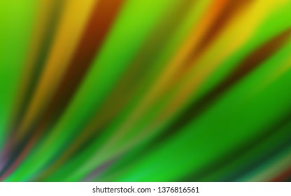 Light Blue, Yellow vector blurred bright template. An elegant bright illustration with gradient. Smart design for your work.
