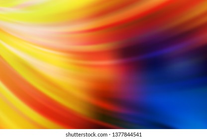 Light Blue, Yellow vector blurred bright template. Abstract colorful illustration with gradient. The best blurred design for your business.