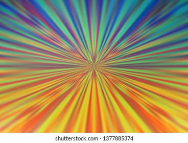 Light Blue, Yellow vector blurred shine abstract background. A vague abstract illustration with gradient. The template for backgrounds of cell phones.