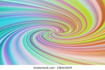 Light Blue, Yellow vector blurred and colored pattern. Creative illustration in halftone style with gradient. Background for designs.