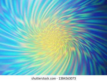 Light Blue, Yellow vector blurred bright background. Colorful abstract illustration with gradient. The blurred design can be used for your web site.