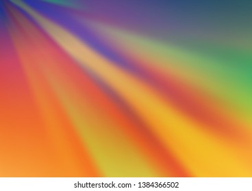 Light Blue, Yellow vector blurred background. Creative illustration in halftone style with gradient. The blurred design can be used for your web site.