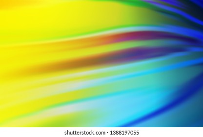 Light Blue, Yellow vector blurred bright texture. Shining colored illustration in smart style. New design for your business.