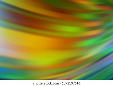 Light Blue, Yellow vector blurred and colored template. Colorful illustration in blurry style with gradient. A completely new design for your business.