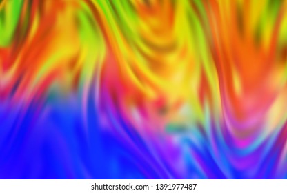 Light Blue, Yellow vector blurred shine abstract texture. New colored illustration in blur style with gradient. Elegant background for a brand book.