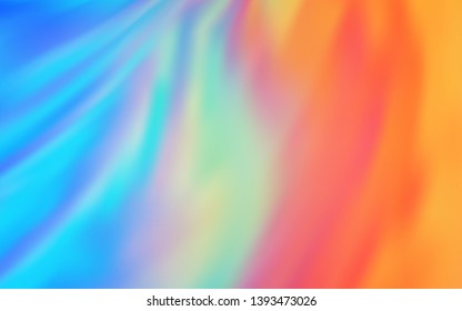 Light Blue, Yellow vector blurred background. An elegant bright illustration with gradient. New style for your business design.