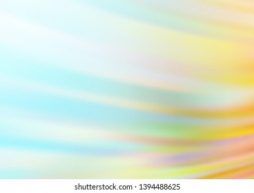 Light Blue, Yellow vector blurred bright pattern. Glitter abstract illustration with an elegant design. A new texture for your design.