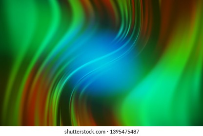 Light Blue, Yellow vector blurred bright template. Shining colored illustration in smart style. New way of your design.