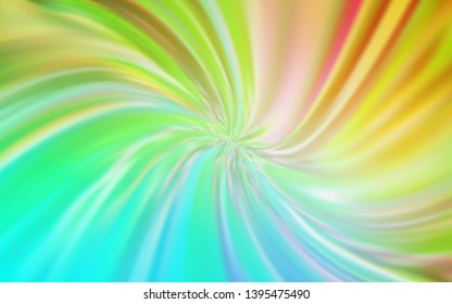 Light Blue, Yellow vector blurred template. Glitter abstract illustration with gradient design. New way of your design.