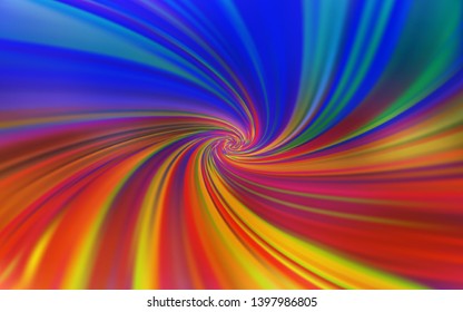 Light Blue, Yellow vector blurred bright template. Abstract colorful illustration with gradient. Elegant background for a brand book.