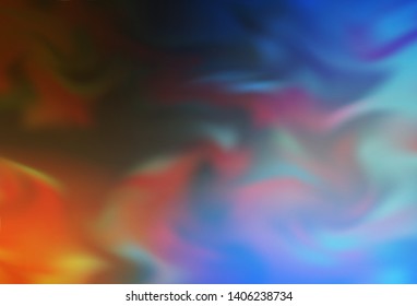 Light Blue, Yellow vector blurred bright template. Glitter abstract illustration with gradient design. Background for designs.