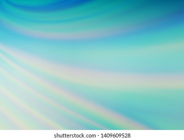 Light Blue, Yellow vector blurred and colored template. Colorful abstract illustration with gradient. Brand new style for your business design.