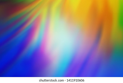 Light Blue, Yellow vector blurred pattern. A completely new colored illustration in blur style. Completely new design for your business.