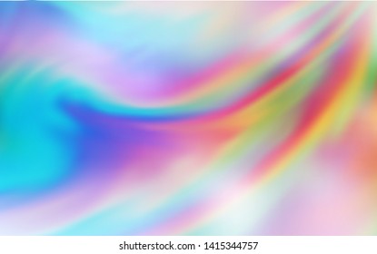 Light Blue, Yellow vector blurred shine abstract texture. Creative illustration in halftone style with gradient. New style for your business design.