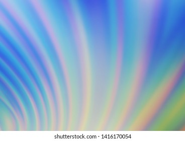 Light Blue, Yellow vector blurred and colored template. Colorful abstract illustration with gradient. Brand new design for your business.