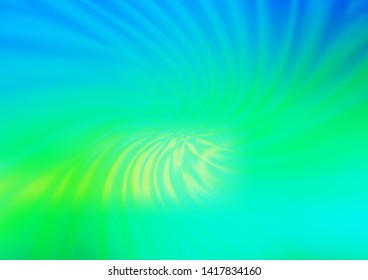 Light Blue, Yellow vector blurred and colored template. Colorful illustration in abstract style with gradient. A completely new template for your design.