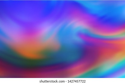 Light Blue, Yellow vector blurred shine abstract texture. Glitter abstract illustration with gradient design. New design for your business.