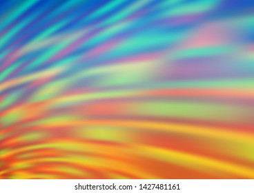 Light Blue, Yellow vector blurred shine abstract pattern. Shining colorful illustration in a Brand new style. The blurred design can be used for your web site.