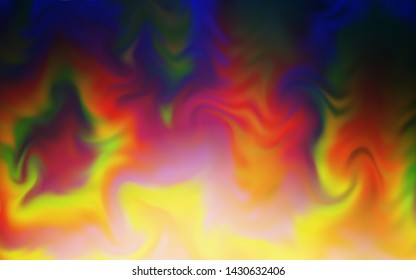 Light Blue, Yellow vector blurred bright pattern. A completely new colored illustration in blur style. New style for your business design.