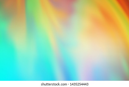 Light Blue, Yellow vector blurred background. New colored illustration in blur style with gradient. New design for your business.
