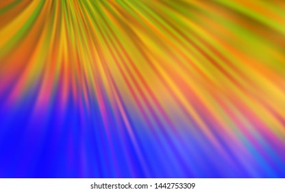 Light Blue, Yellow vector blurred bright template. New colored illustration in blur style with gradient. Smart design for your work.