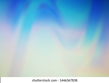 Light Blue, Yellow vector blurred and colored background. Glitter abstract illustration with an elegant design. The blurred design can be used for your web site.