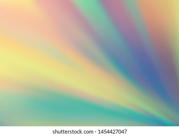 Light Blue, Yellow vector blurred bright background. A vague abstract illustration with gradient. The template for backgrounds of cell phones.