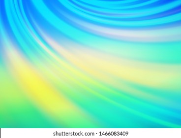 Light Blue, Yellow vector blurred bright pattern. Colorful illustration in abstract style with gradient. The elegant pattern for brand book.