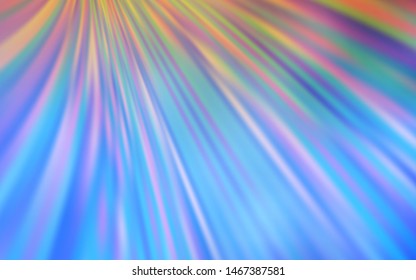 Light Blue, Yellow vector blurred shine abstract template. Colorful illustration in abstract style with gradient. Completely new design for your business.