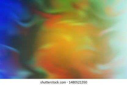 Light Blue, Yellow vector blurred template. Modern abstract illustration with gradient. Smart design for your work.
