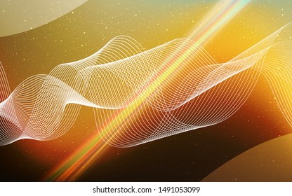 Light Blue, Yellow vector blurred pattern. Colorful abstract illustration with gradient. Background for a cell phone.