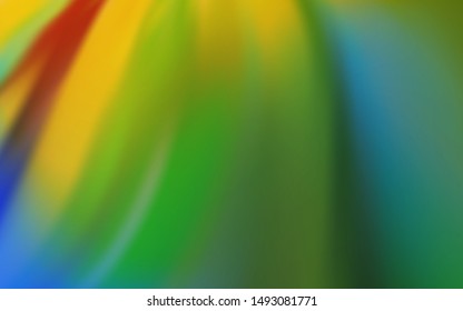 Light Blue, Yellow vector blurred shine abstract background. Colorful abstract illustration with gradient. New style design for your brand book.
