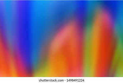 Light Blue, Yellow vector blurred shine abstract template. Shining colored illustration in smart style. Elegant background for a brand book.