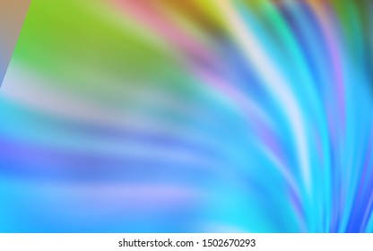 Light Blue, Yellow vector blurred bright template. Glitter abstract illustration with gradient design. Background for designs.