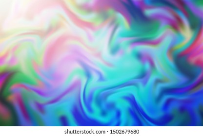 Light Blue, Yellow vector blurred shine abstract background. A completely new colored illustration in blur style. Smart design for your work.