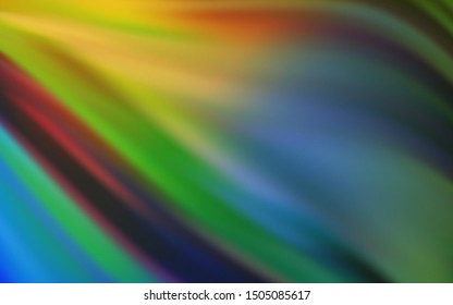 Light Blue, Yellow vector blurred bright template. Glitter abstract illustration with gradient design. New style design for your brand book.