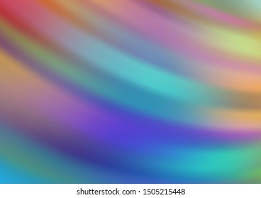 Light Blue, Yellow vector blurred bright template. Colorful illustration in abstract style with gradient. The blurred design can be used for your web site.
