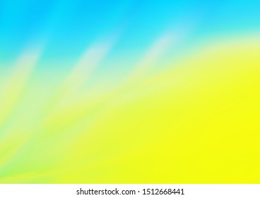 Light Blue, Yellow vector blurred and colored template. An elegant bright illustration with gradient. A completely new template for your design.