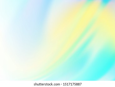 Light Blue, Yellow vector blurred and colored background. Modern geometrical abstract illustration with gradient. A new texture for your design.