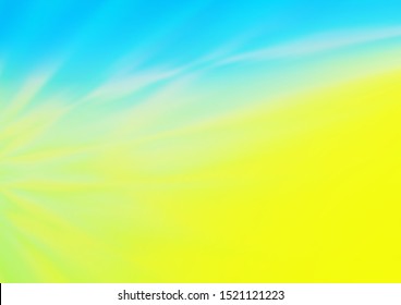Light Blue, Yellow vector blurred and colored background. Shining colorful illustration in a Brand new style. Brand new design for your business.