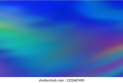 Light Blue, Yellow vector blurred template. Colorful illustration in abstract style with gradient. New way of your design.