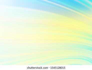 Light Blue, Yellow vector blurred shine abstract pattern. Shining colorful illustration in a Brand new style. The template for backgrounds of cell phones.