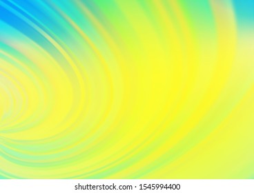 Light Blue, Yellow vector blurred shine abstract pattern. A vague abstract illustration with gradient. A completely new design for your business.