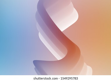 Light Blue, Yellow vector blurred bright template. Colorful abstract illustration with gradient. New design for your business.