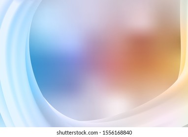 Light Blue, Yellow vector blurred template. Shining colorful illustration in smart style. Completely new design for your business.
