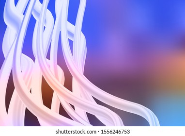 Light Blue, Yellow vector blurred and colored pattern. A completely new colored illustration in blur style. New way of your design.