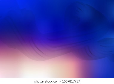 Light Blue, Yellow vector blurred background. Creative illustration in halftone style with gradient. New way of your design.